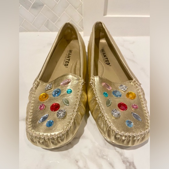 NWOT - Comfy Gold Loafers - Picture 3 of 8